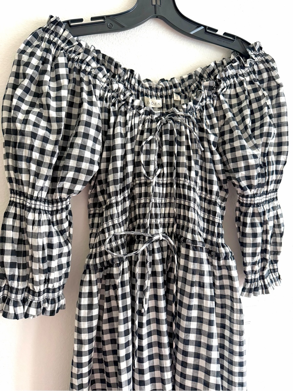 Dôen Ischia Dress in Gingham NWT - Picture 11 of 16